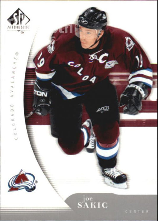 NHL 2005-06 SP Authentic - No 24 - Joe Sakic