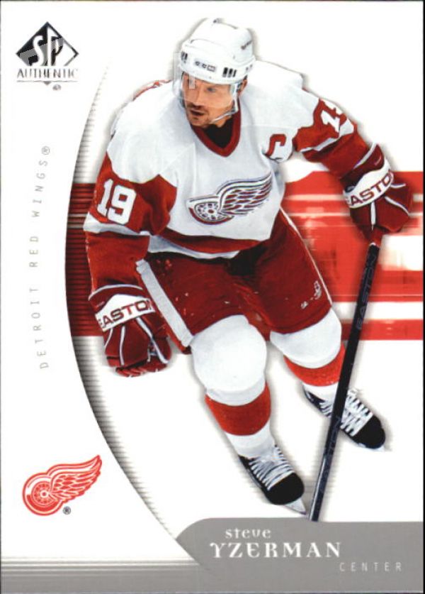 NHL 2005-06 SP Authentic - No 35 - Steve Yzerman