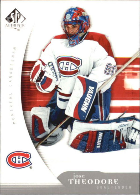 NHL 2005-06 SP Authentic - No 51 - Jose Theodore