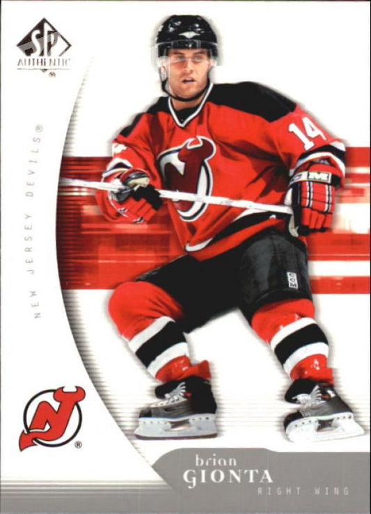 NHL 2005-06 SP Authentic - No 60 - Brian Gionta