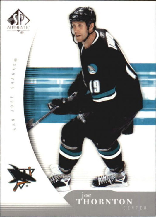 NHL 2005-06 SP Authentic - No 85 - Joe Thornton