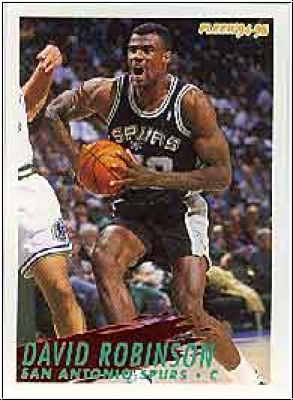 NBA 1994-95 Fleer European - No 212 - David Robinson