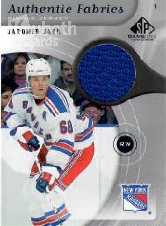 NHL 2005-06 SP Game Used Authentic Fabrics - No AF-JJ - Jaromir Jagr