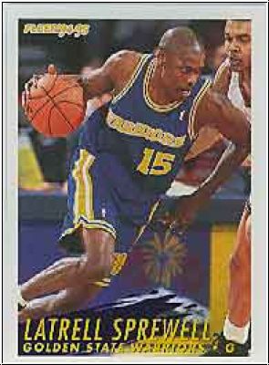 NBA 1994-95 Fleer European - No 81 - Latrell Sprewell