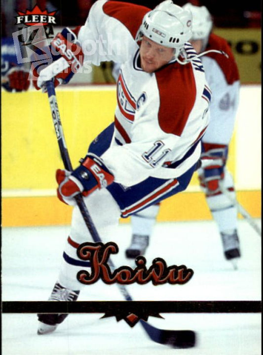 NHL 2005-06 Ultra - No 104 - Saku Koivu