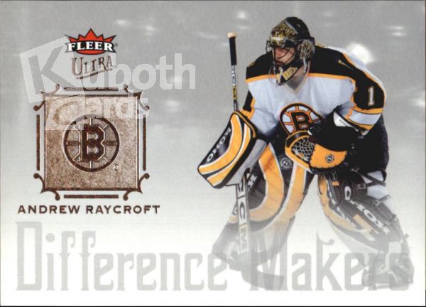 NHL 2005-06 Ultra Difference Makers - No DM12 - Andrew Raycroft