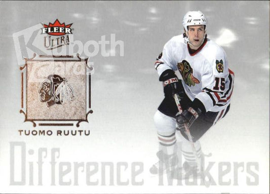 NHL 2005-06 Ultra Difference Makers - No DM7 - Tuomo Ruutu