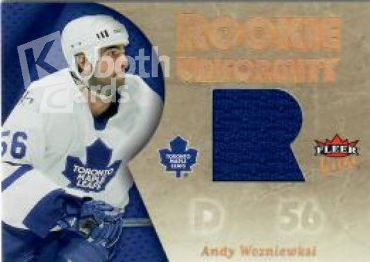 NHL 2005-06 Ultra Rookie Uniformity - No RU-AW - Andy Wozniewski