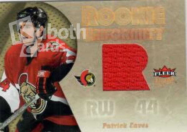 NHL 2005-06 Ultra Rookie Uniformity - No RU-PE - Patrick Eaves