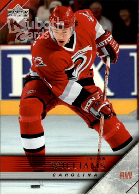 NHL 2005-06 Upper Deck - No. 36 - Justin Williams