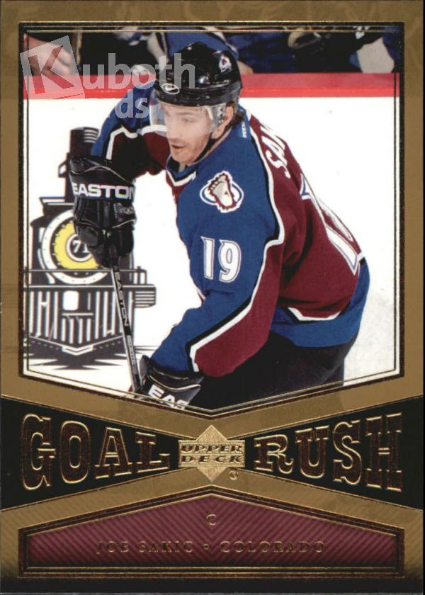 NHL 2005-06 Upper Deck Goal Rush - No GR5 - Joe Sakic