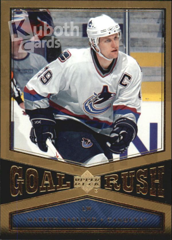 NHL 2005-06 Upper Deck Goal Rush - No GR10 - Markus Naslund