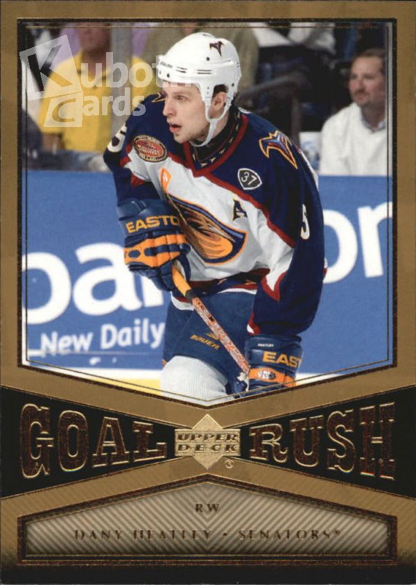 NHL 2005-06 Upper Deck Goal Rush - No GR14 - Dany Heatley