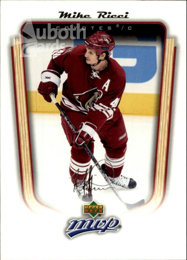 NHL 2005-06 Upper Deck MVP - No. 295 - Mike Ricci