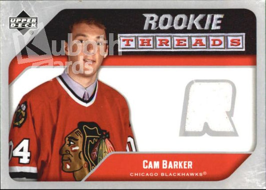 NHL 2005-06 Upper Deck Rookie Threads - No RT-CB - Cam Barker