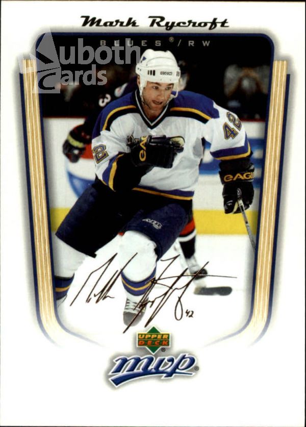 NHL 2005-06 Upper Deck MVP - No. 335 - Mark Rycroft