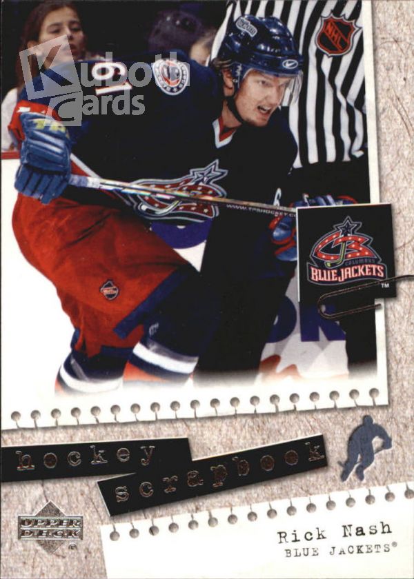 NHL 2005-06 Upper Deck Scrapbooks - No HS10 - Rick Nash