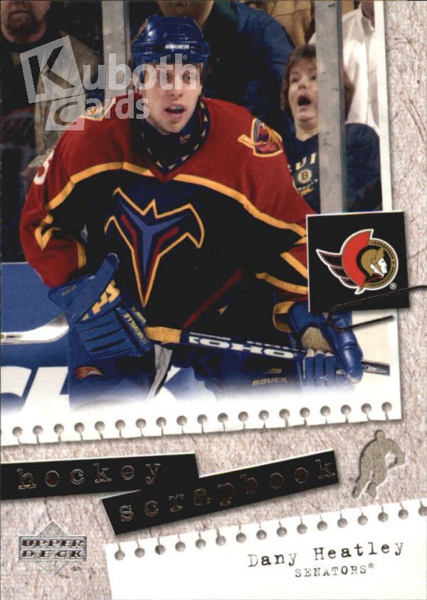 NHL 2005-06 Upper Deck Scrapbooks - No HS15 - Dany Heatley