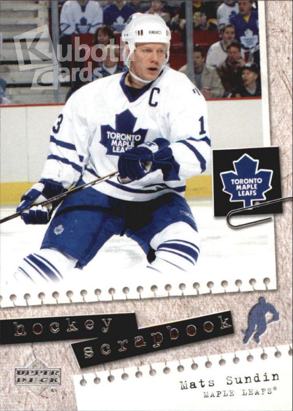 NHL 2005-06 Upper Deck Scrapbooks - No HS18 - Mats Sundin