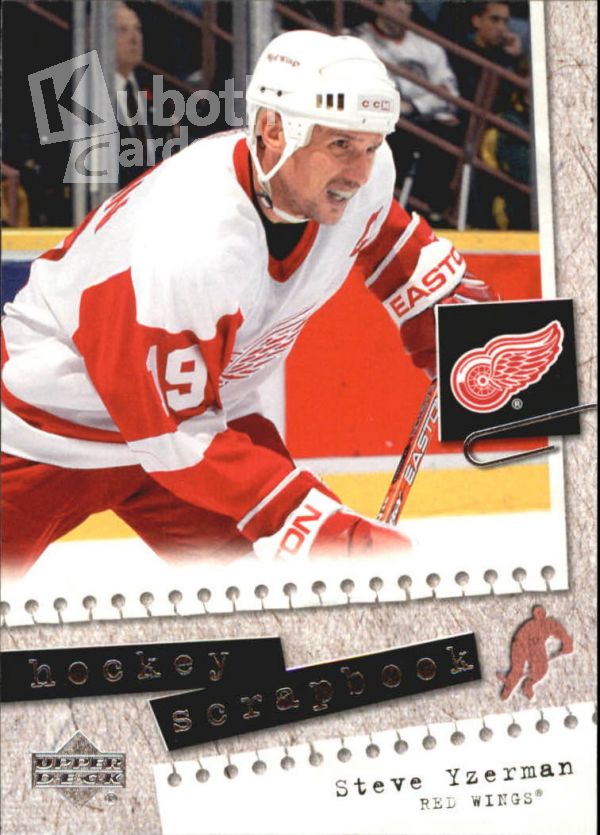 NHL 2005-06 Upper Deck Scrapbooks - No HS19 - Steve Yzerman