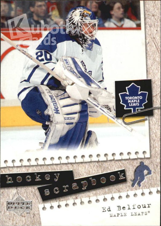 NHL 2005-06 Upper Deck Scrapbooks - No HS25 - Ed Belfour