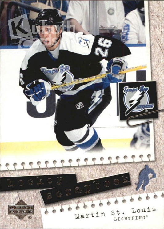 NHL 2005-06 Upper Deck Scrapbooks - No HS26 - Martin St. Louis