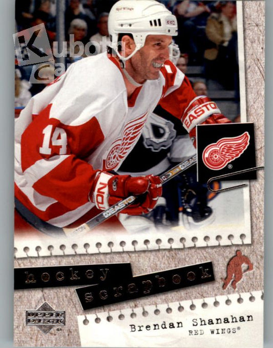 NHL 2005-06 Upper Deck Scrapbooks - No HS28 - Brendan Shanahan