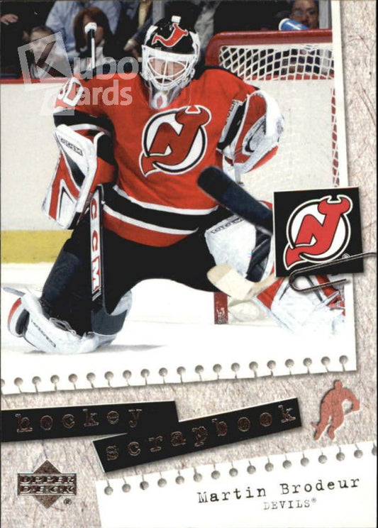 NHL 2005-06 Upper Deck Scrapbooks - No HS30 - Martin Brodeur