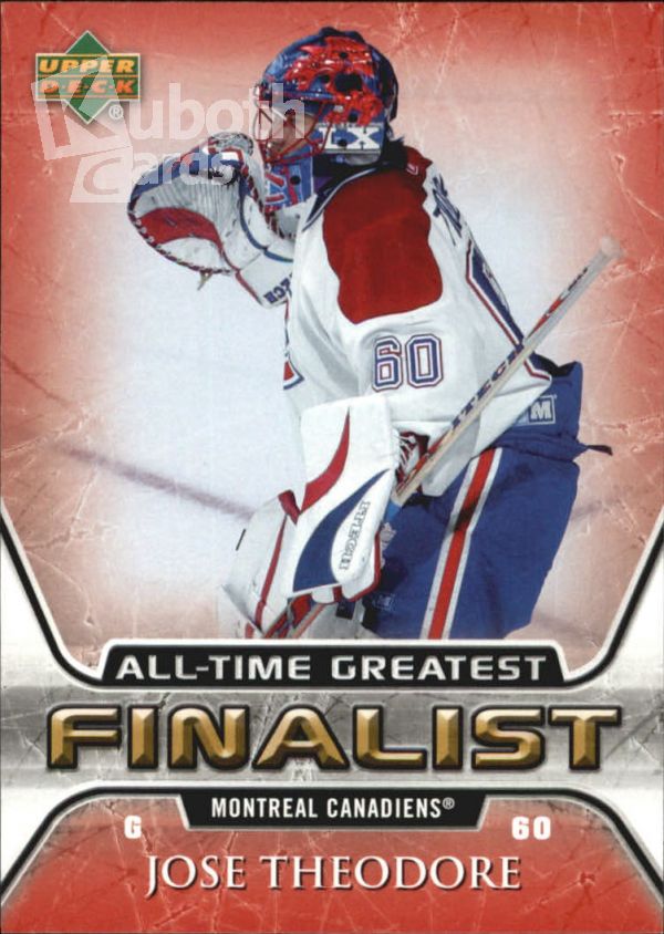 NHL 2005-06 Upper Deck All-Time Greatest - No. 32 - Jose Theodore