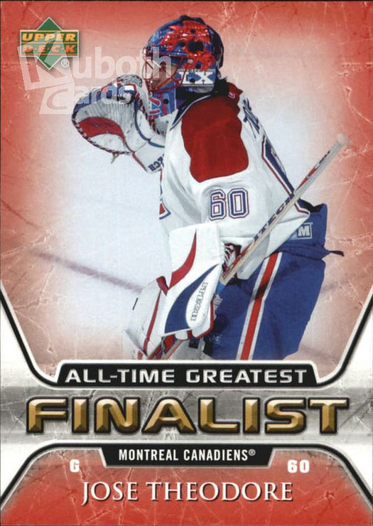 NHL 2005-06 Upper Deck All-Time Greatest - No 32 - Jose Theodore