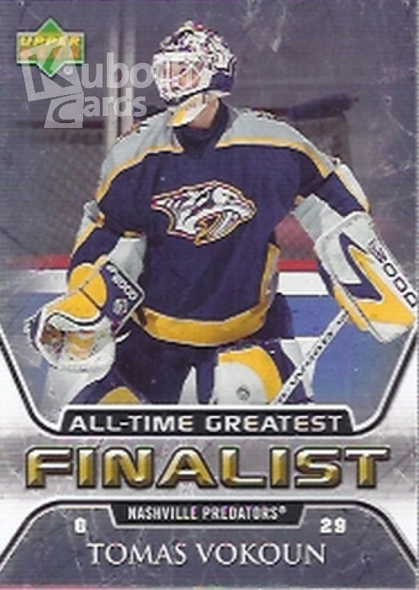 NHL 2005-06 Upper Deck All-Time Greatest - No 34 - Tomas Vokoun