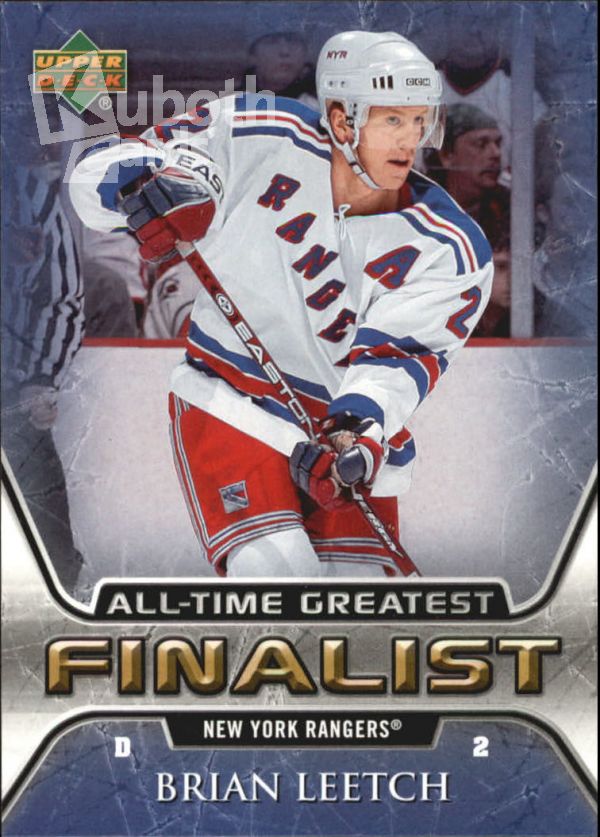 NHL 2005-06 Upper Deck All-Time Greatest - No 40 - Brian Leetch