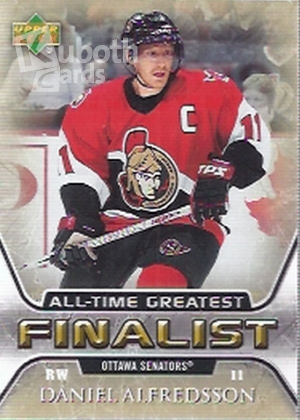 NHL 2005-06 Upper Deck All-Time Greatest - No. 41 - Daniel Alfredsson