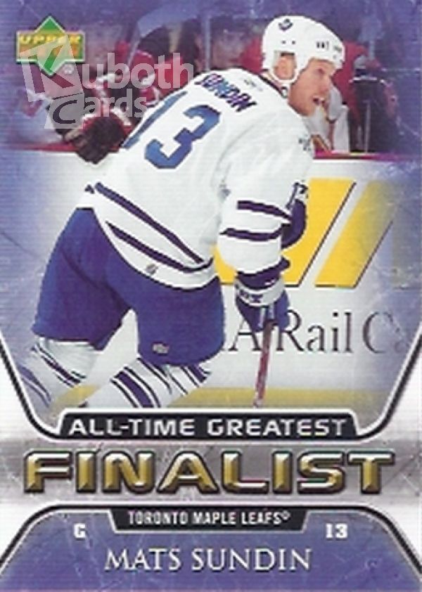 NHL 2005-06 Upper Deck All-Time Greatest - No 55 - Mats Sundin