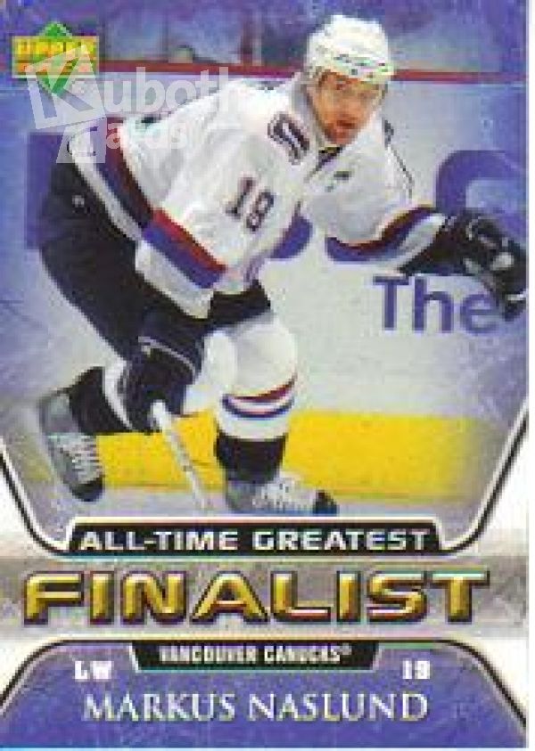 NHL 2005-06 Upper Deck All-Time Greatest - No 57 - Markus Naslund