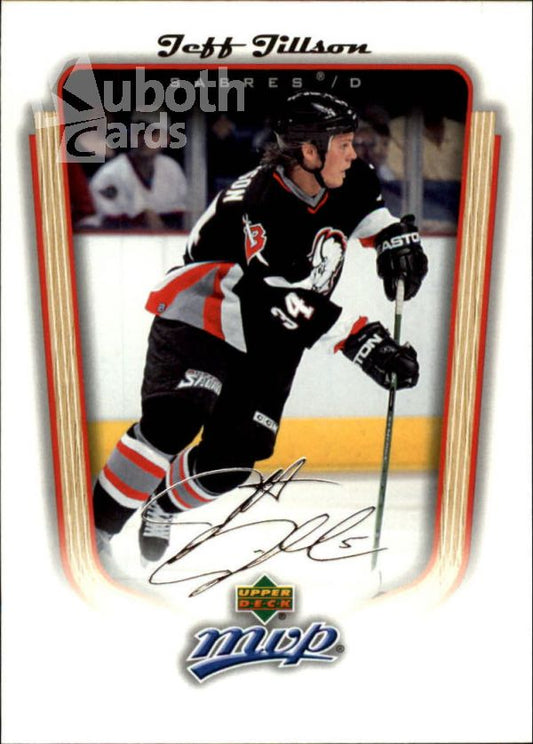 NHL 2005-06 Upper Deck MVP - No. 52 - Jeff Jillson