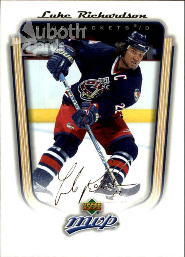 NHL 2005-06 Upper Deck MVP - No 122 - Luke Richardson