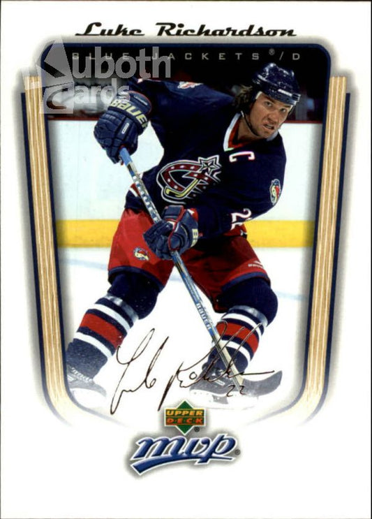 NHL 2005-06 Upper Deck MVP - No 122 - Luke Richardson