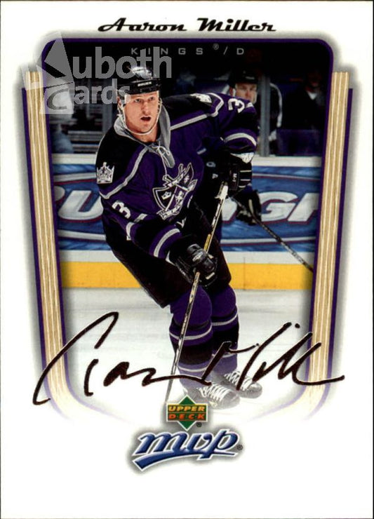 NHL 2005-06 Upper Deck MVP - No. 188 - Aaron Miller