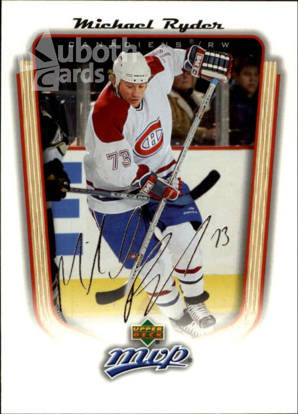 NHL 2005-06 Upper Deck MVP - No 202 - Michael Ryder