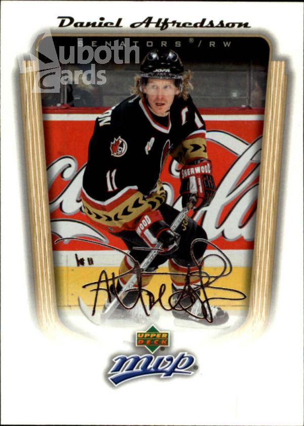 NHL 2005-06 Upper Deck MVP - No. 273 - Daniel Alfredsson