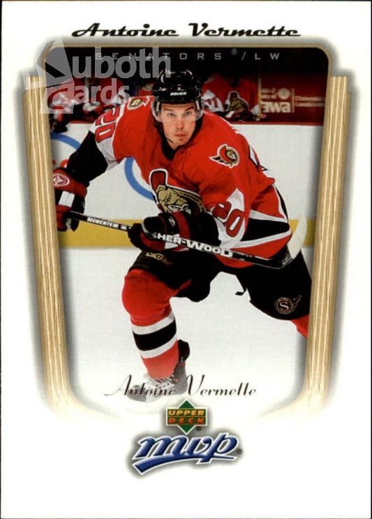 NHL 2005-06 Upper Deck MVP - No. 277 - Antoine Vermette