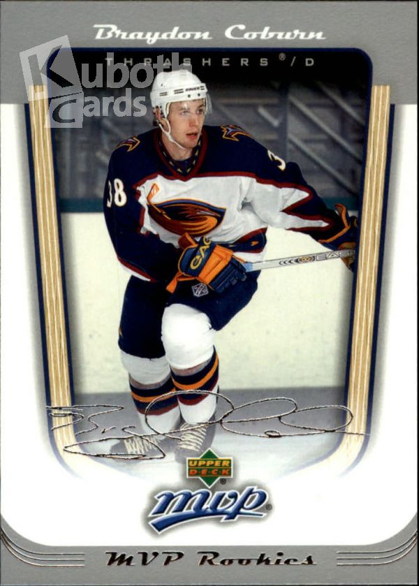 NHL 2005-06 Upper Deck MVP - No. 427 - Braydon Coburn