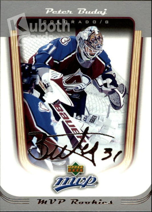 NHL 2005-06 Upper Deck MVP - No. 430 - Peter Budaj