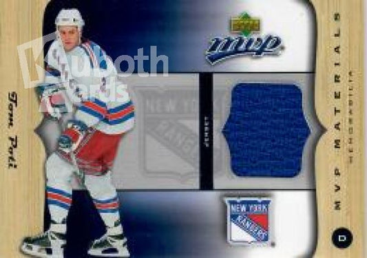 NHL 2005-06 Upper Deck MVP Materials - No M-TP - Tom Poti