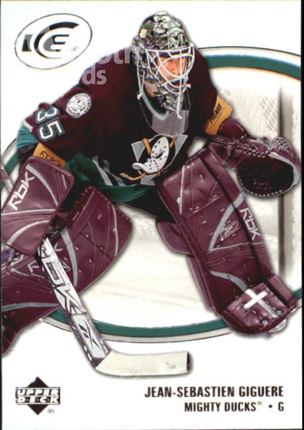 NHL 2005-06 Upper Deck Ice - No 3 - Jean-Sebastien Giguere