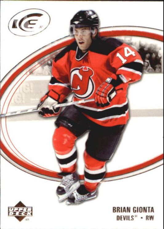 NHL 2005-06 Upper Deck Ice - No. 58 - Brian Gionta