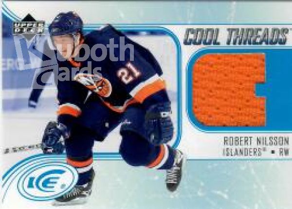 NHL 2005-06 Upper Deck Ice Cool Threads - No CT-NI - Robert Nilsson