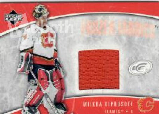 NHL 2005-06 Upper Deck Ice Frozen Fabrics - No FF-MK - Miikka Kiprusoff