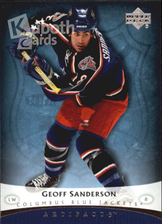 NHL 2005-06 Artifacts - No 29 - Geoff Sanderson